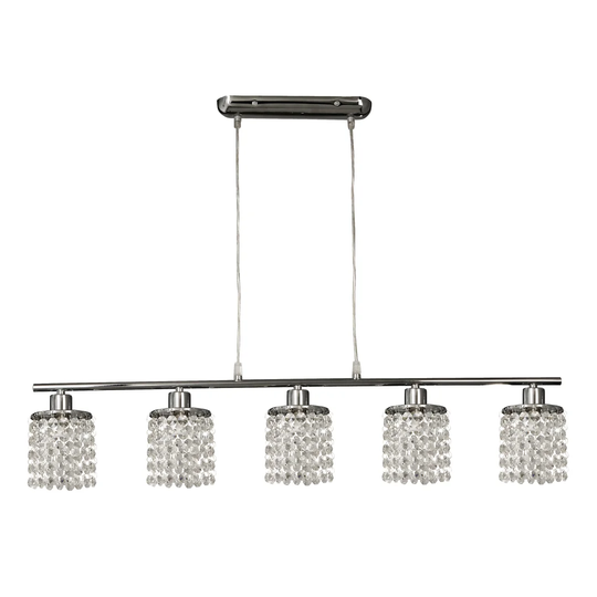 Meza 5-Light Kitchen Island Linear Pendant