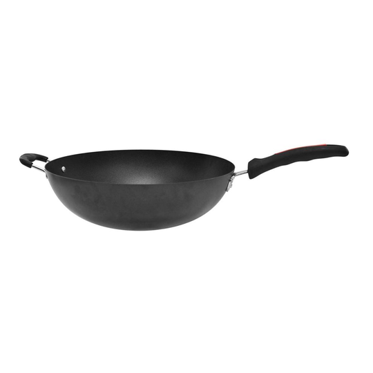 SQ Professional 34cm Non-Stick Carbon Steel Wok