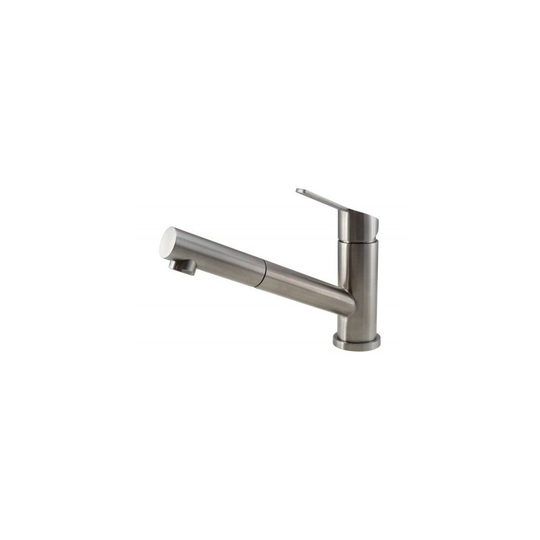 Kitchen Sink Tap With Extractible Spout Kitchen Sink Mixer Mizzo Design Patro - 100% Stainless Steel - Brushed Matt - Rinser Single Lever Mixer Tap 5