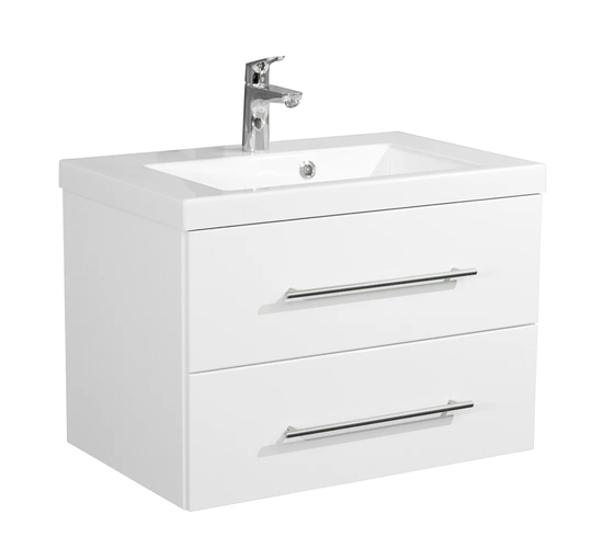 Infinity 71mm Wall Mount Single Vanity Unit