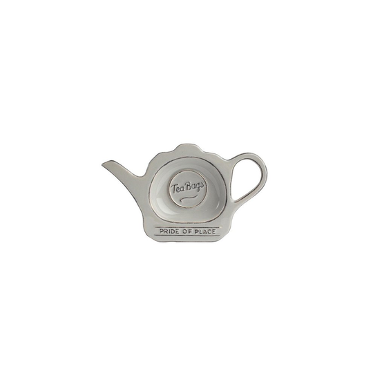 T & G Pride Of Place Tea Bag Coaster Tidy Holder Cool Grey
