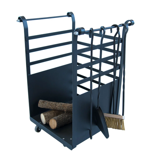 Mecca 52cm W x 45cm D Metal Log Rack