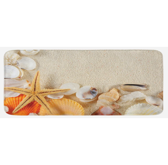 Seashells Kitchen Mat Seashells Starfish