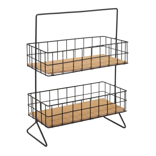 Wewoka 30cm 2 Shelf Shelving Unit