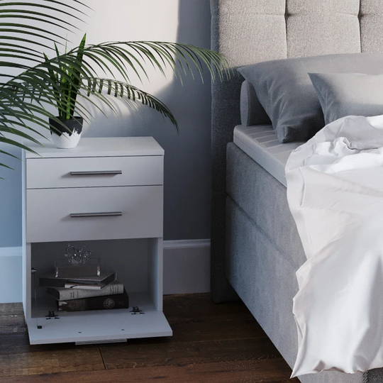 Villeroux 3 Drawer Bedside Table