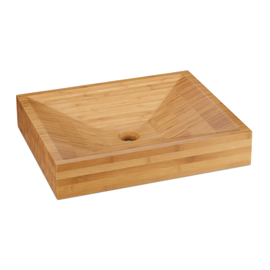 Herring Rectangular Bamboo Countertop Basin