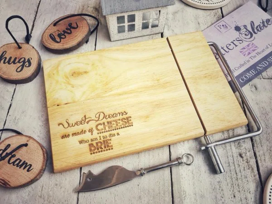 Talara Engraved Wire Cheese Slicer