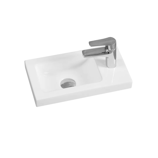 Thick-Edge Ceramic 41Cm Narrow Slabtop Basin