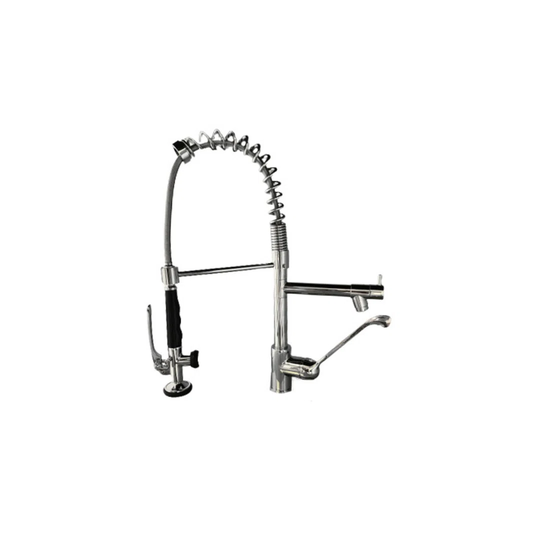 Haywards Pull Down Touch Single Lever Monobloc Tap With Clinical Lever And Power Shower