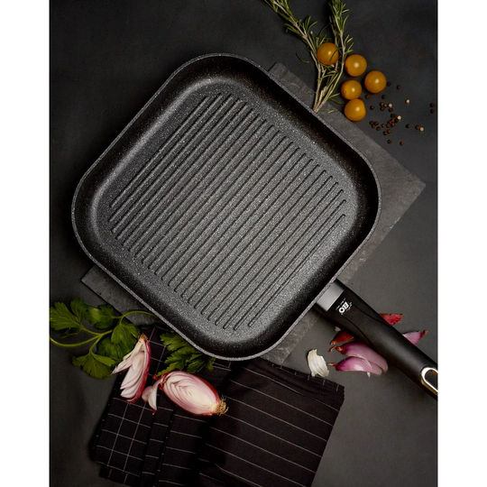 Granite Evolution 28cm Non-Stick Grill Pan
