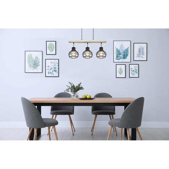 Desrosiers 3-Light Kitchen Island Geometric Pendant
