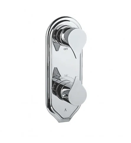 Tiaara Double Exposed Thermostatic Shower Valve