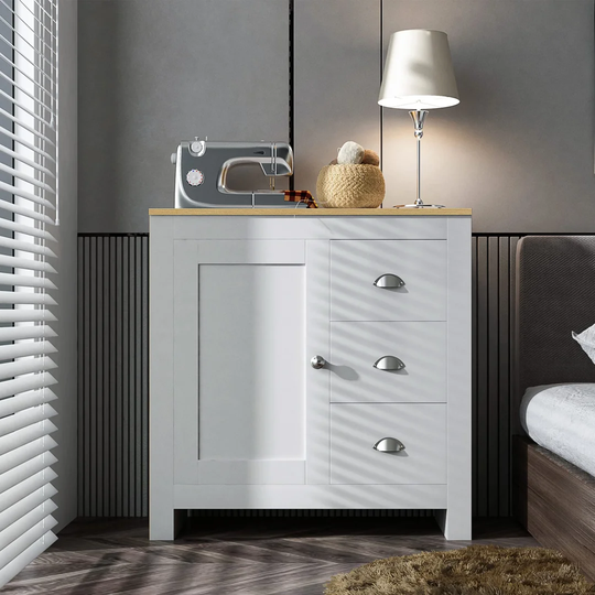 Toftrees 79 Cm Wide 3 Drawer Sideboard