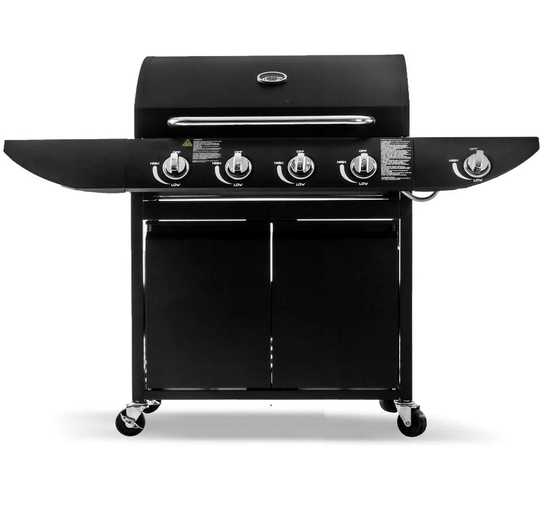 Cambra 4-Burner Built-In Propane Gas BBQ with Cabinet