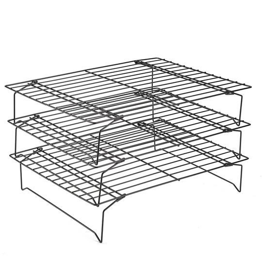 Carbon Steel Cooling And Baking Rack Nonstick Cooking Grill Tray For Biscuit / Cake / Bread