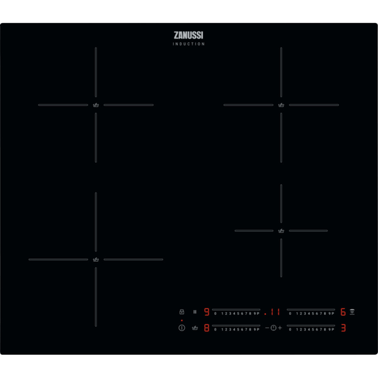 Zanussi ZIAN644K 59cm Induction Hob - Black