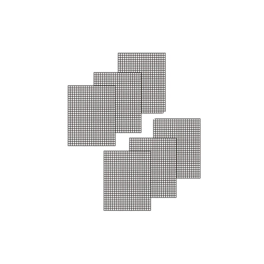 (Black, 6pcs) 3 or 6pcs Bbq Grill Mesh Mat Reusable Sheet Resistant Non-Stick Barbecue Bake