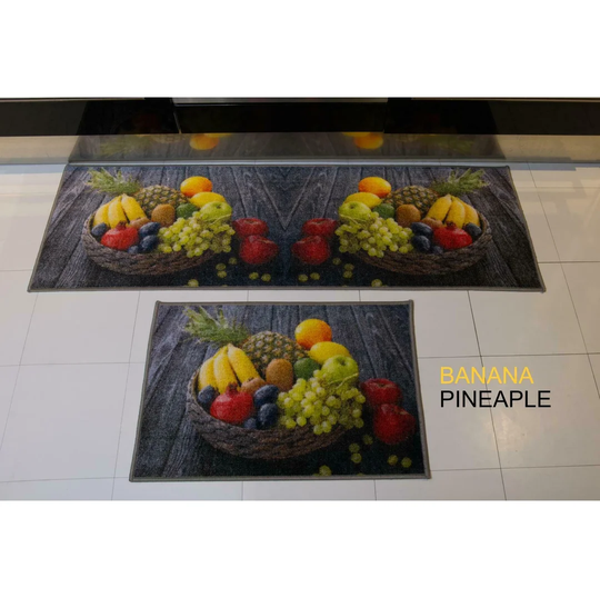 Kason Fruit Printed Kitchen Mat