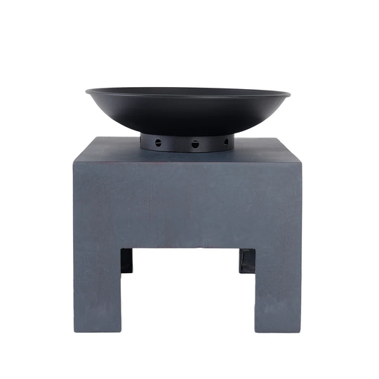 Clay Charcoal and Wood Burning Fire Pit