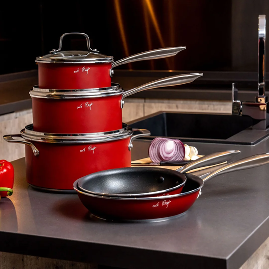 Leroy 5 Pieces Aluminium Non Stick Cookware Set