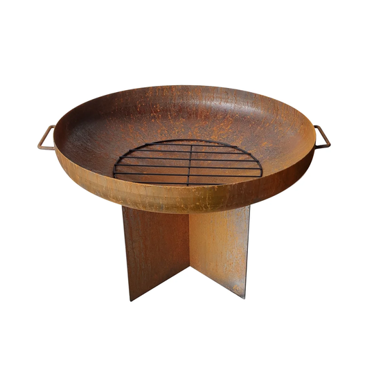 Vitiello 42Cm H x 75Cm W Steel Outdoor Fire Pit