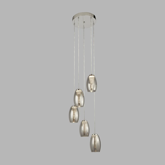 Ruari 5 - Light Cluster Jar LED Pendant