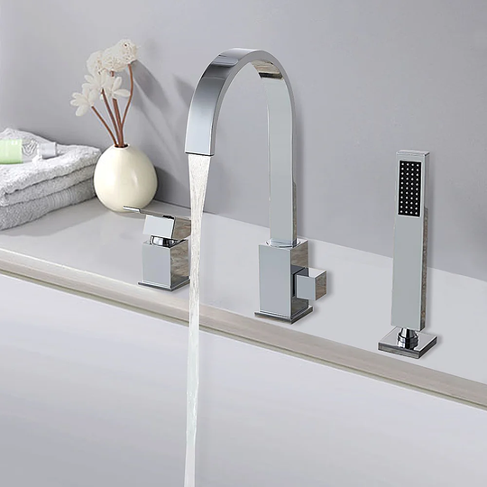 Grindle Deck Mounted Roman Bath Tap