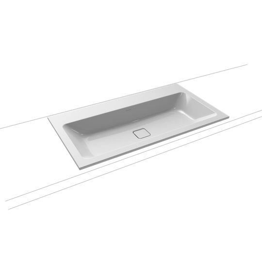 Manhattan Metal Rectangular Inset Basin Bathroom Sink