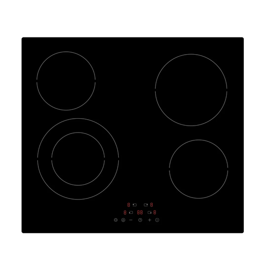 60cm 4 Zone Ceramic Hob with Touch Control
