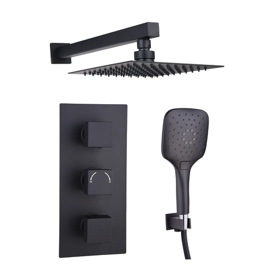 Ulsteinvik Thermostatic Shower with Dual Shower Head