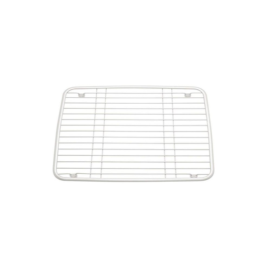 InterDesign 80084 10.5 x 13 in. Axis Kitchen Sink Grid - Pearl White Matte