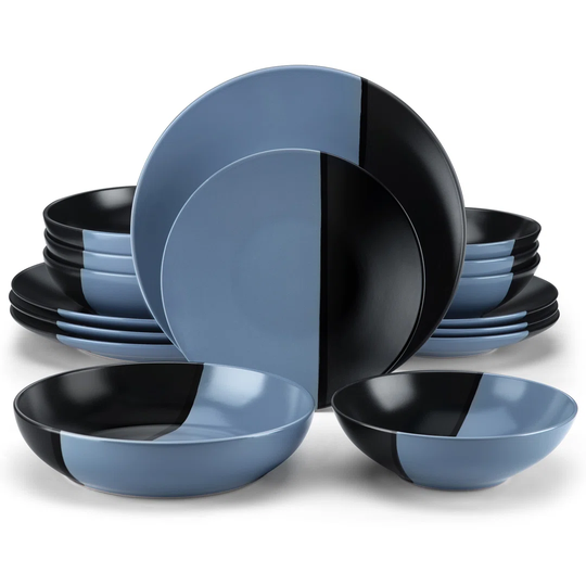 Kreyeski 16 Piece Earthenware Place Setting, Service for 4