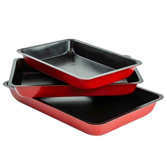 Oconnell Non-Stick Baking Roasting Tray Set