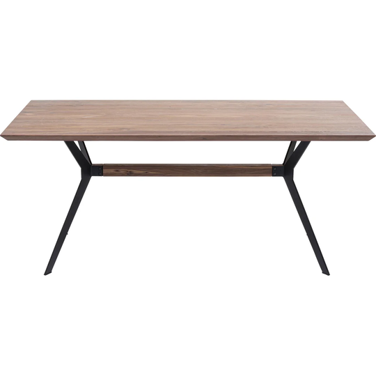 Downtown 90cm Walnut Solid Wood Trestle Dining Table