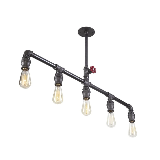 Peton 5 - Light Kitchen Island Linear Pendant