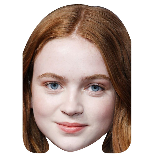 Sadie sink tv movie star celebrity party face fancy dress