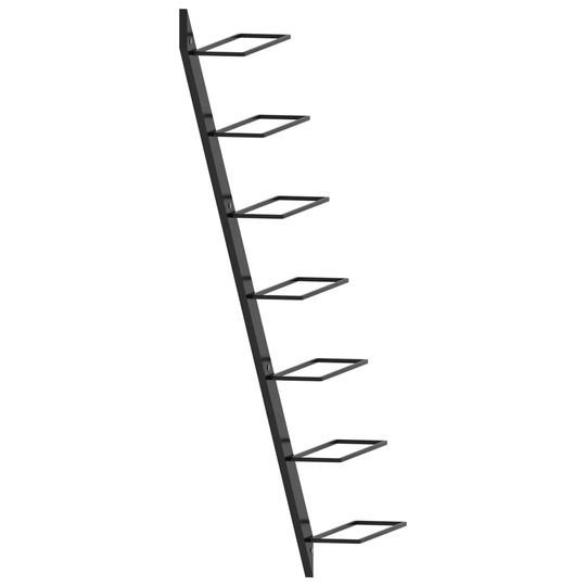Dudek 7 Bottle Wall Mounted Wine Rack