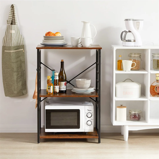 Saffo 90cm 3 shelf Shelving Unit
