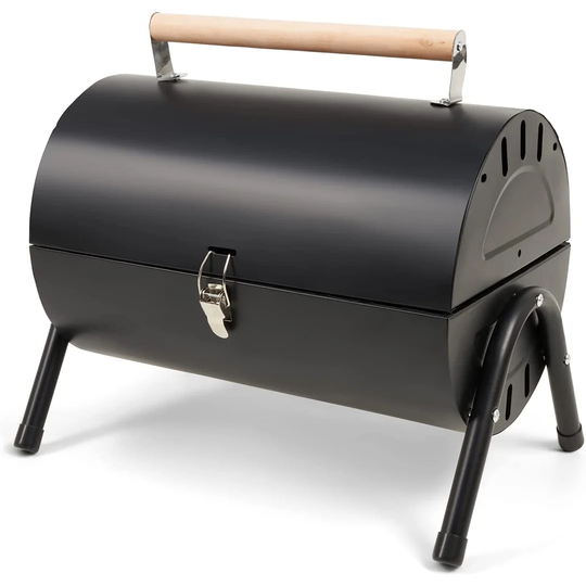 Marlow Home Co. Barrel Charcoal BBQ