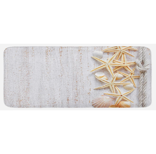 Seashells Kitchen Mat Seashells And Starfish