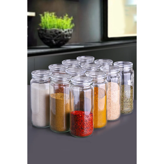 12 Spice Jars