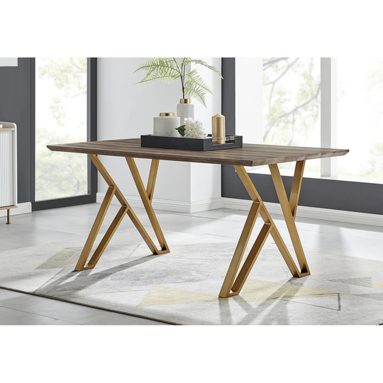 Chowchilla Oak Effect Dining Table