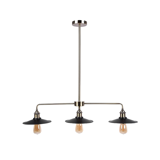 3 - Light Kitchen Island Cone Pendant