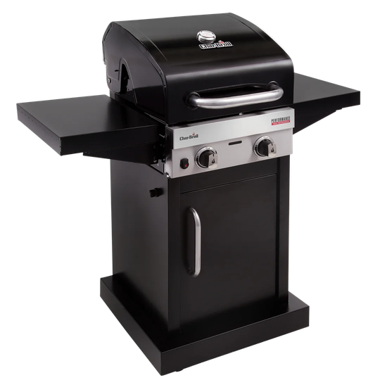 Char-Broil Performance Series 220B - 2 Burner Gas Barbecue Grill with TRU-Infrared technology, Black Finish