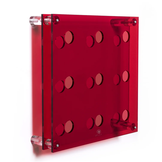 Maxey 9 Bottle Wall Mounted Wine Rack