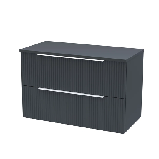 810Mm Wall Hung 2-Drawer Vanity & Worktop