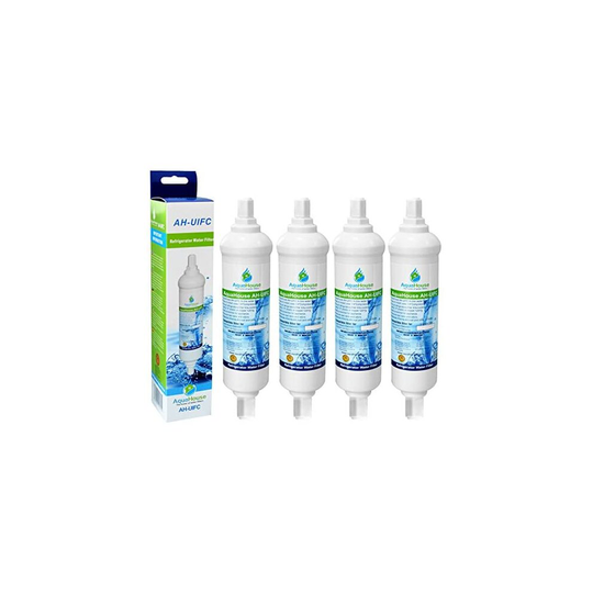 4X AH-UIFC Compatilbe Fridge Water Filter for LG & Hotpoint BL9808, 3890JC2990A, 5231JA2012B, 5231JA2012A & Daewoo DD-7098 - with Screw Connectio