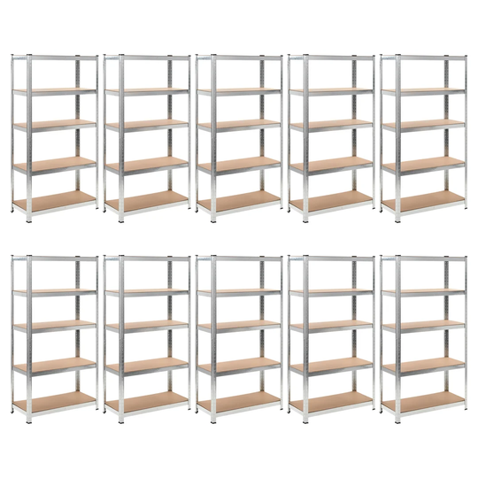 180 cm Schwerlastregal-Set
