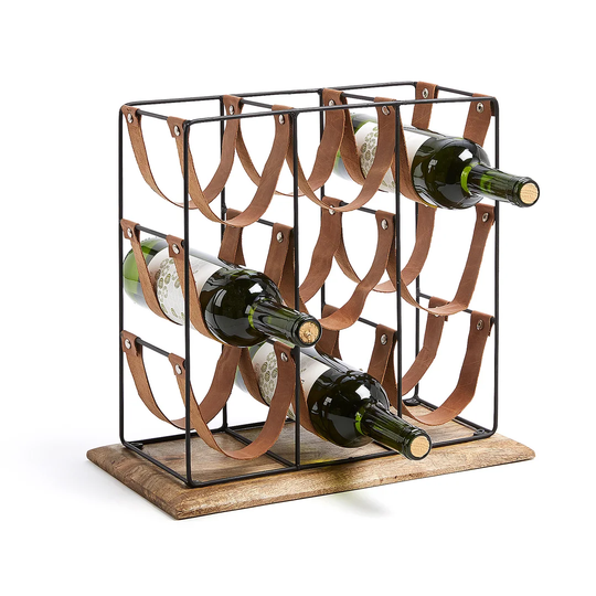 Worcester 9 Bottle Hanging Wine Rack