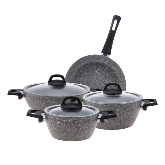 Draper 7 Piece Stainless Steel Non Stick Cookware Set